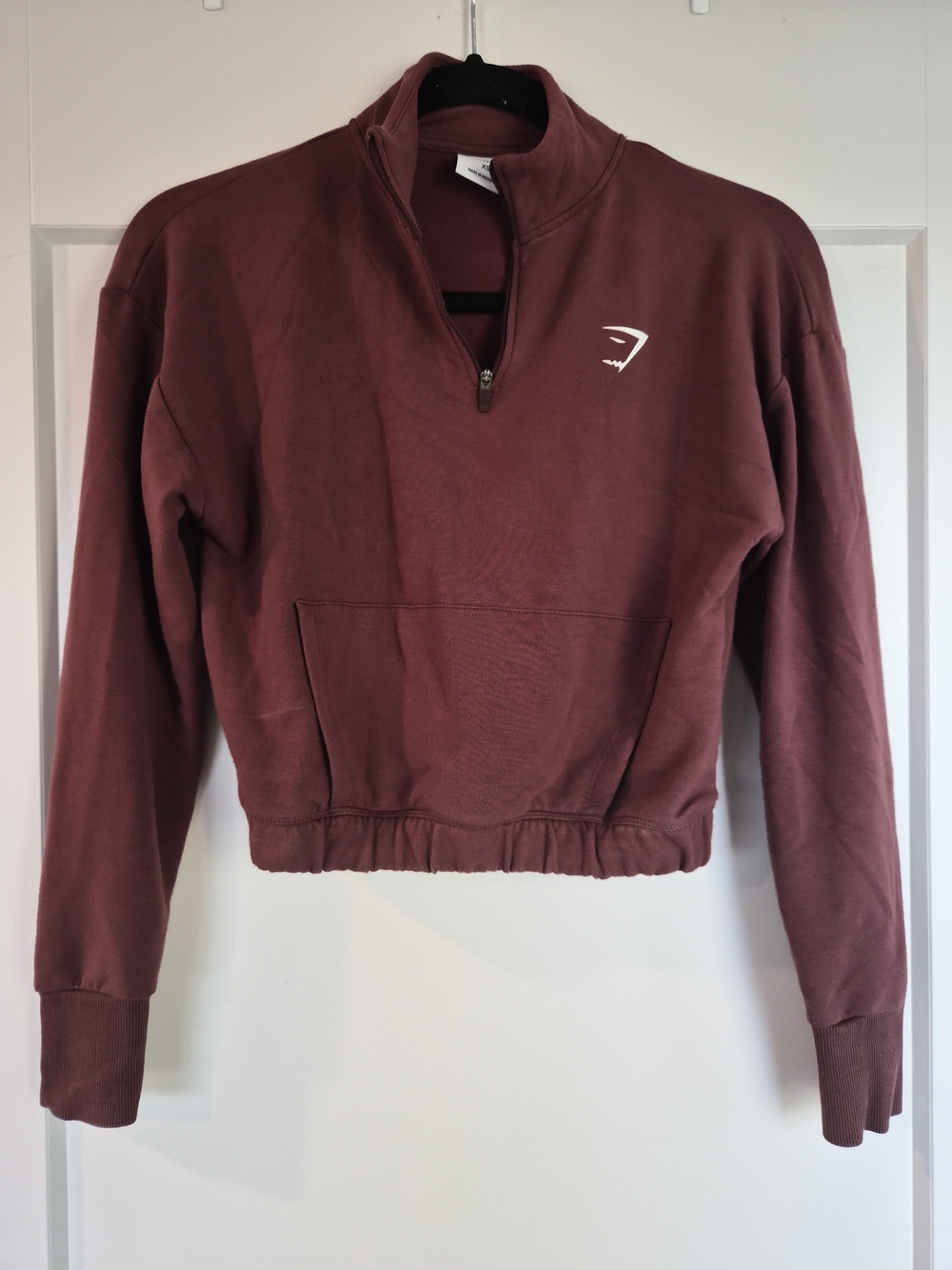 Gymshark Women's Half-Zip Cropped Sweatshirt